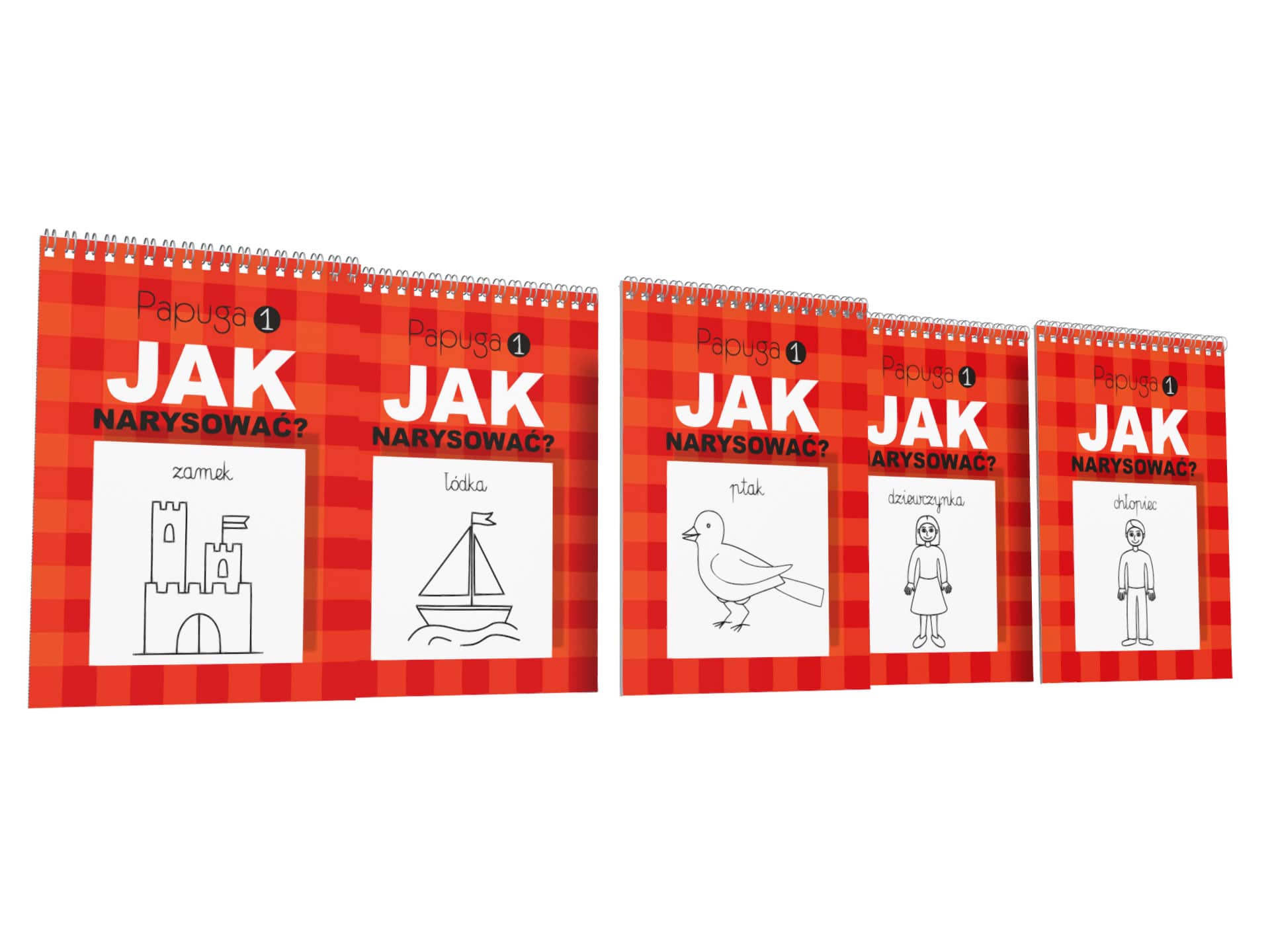 PAPUGA 1 – jak narysować? (wersja trudniejsza)