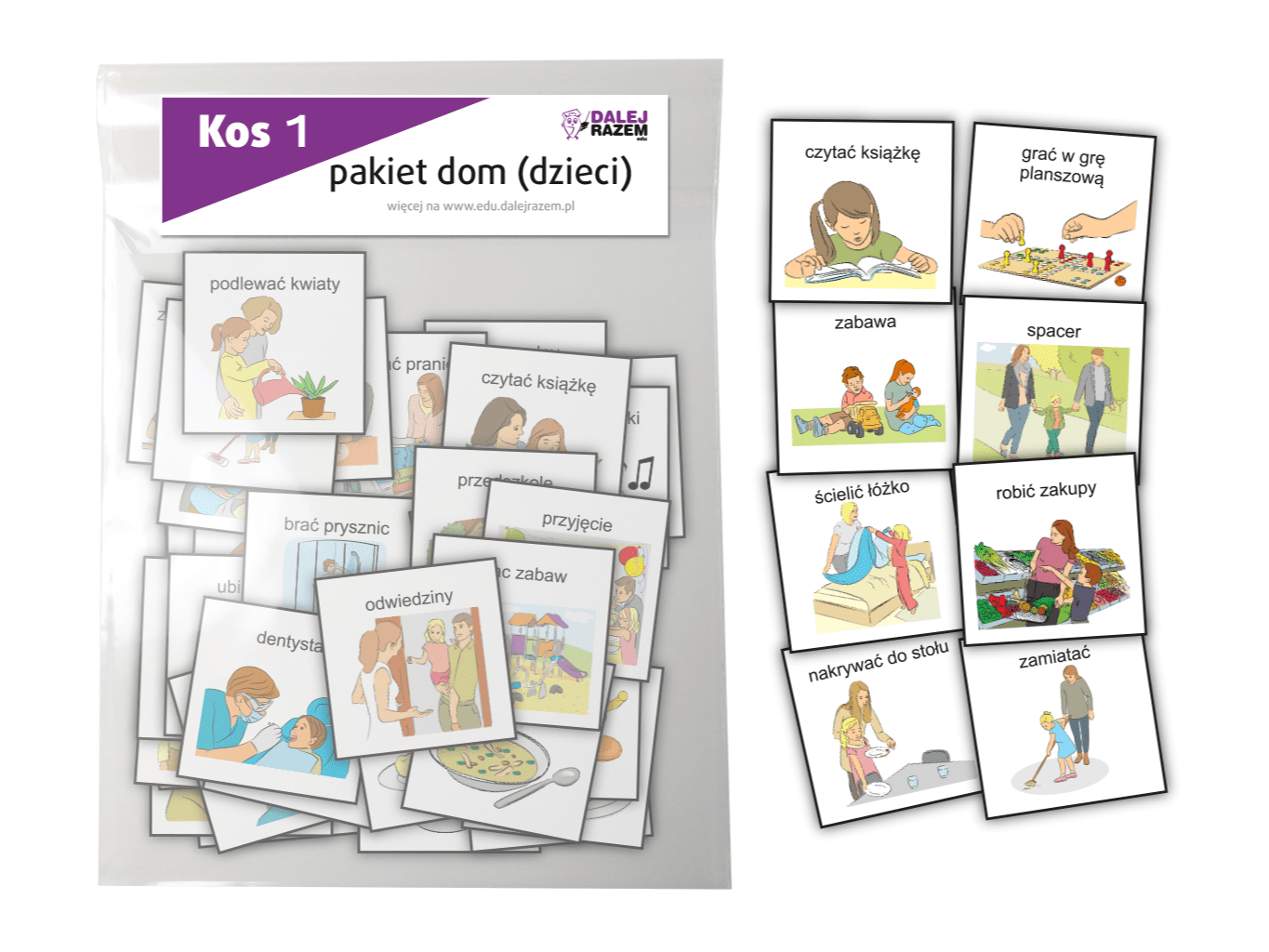 KOS 1 – pakiet obrazków "DOM" dla dzieci