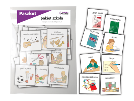 PASZKOT – pakiet obrazków "SZKOŁA"