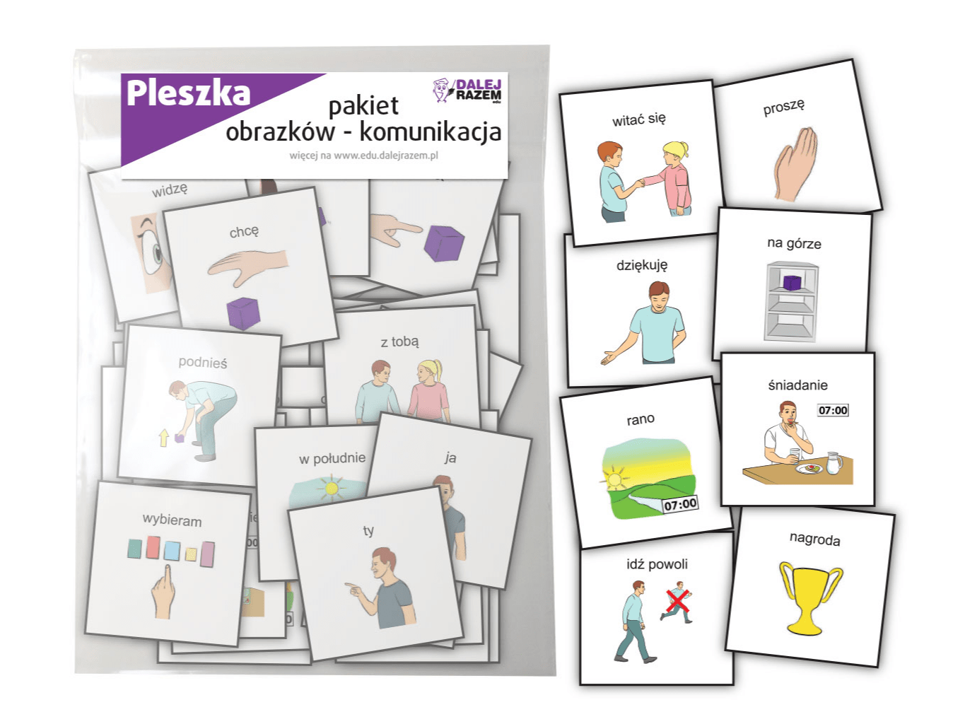 PLESZKA – pakiet obrazków do KOMUNIKACJI